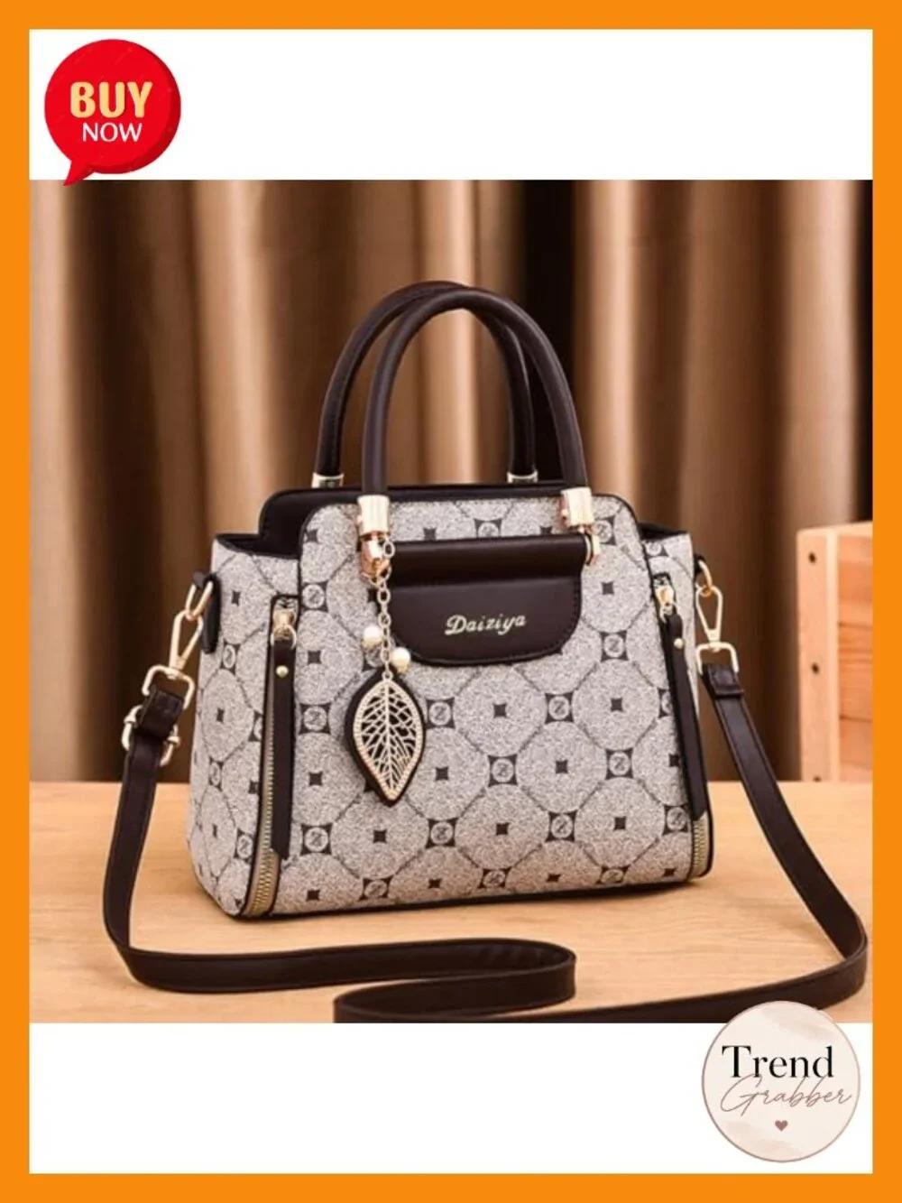 PU Leather Shoulder Bag Crossbody Top-Handle Tote Women's Handbag with Multiple